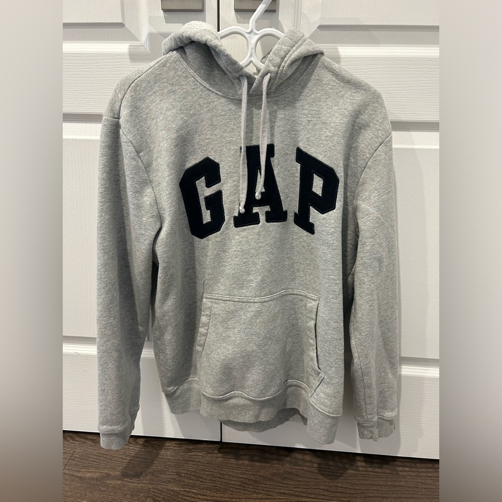 GAP Cozy Gray Sherpa Hoodie